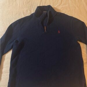 Polo by Ralph Lauren Navy Zip-Up Sweater